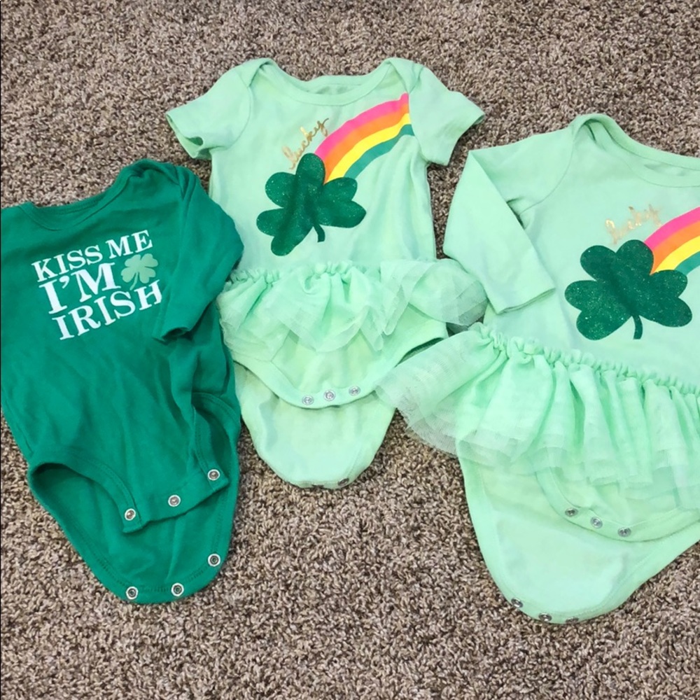 St Patrick’s Day baby holiday lot of clothes